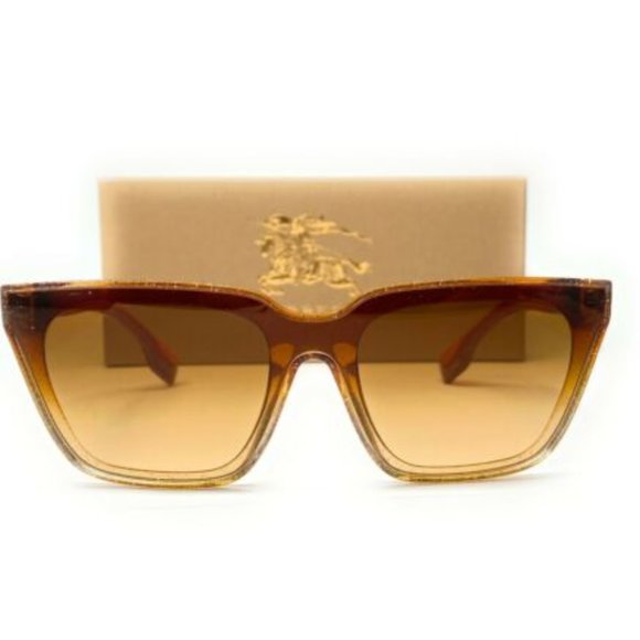 Burberry Women's Transparent Yellow Sunglasses! - Picture 2 of 3